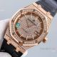 Full Diamonds Audemars Piguet Royal Oak 15400 Rose Gold Automatic Watch 41mm Replica (2)_th.jpg